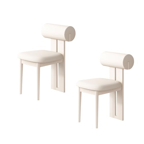 STARHMLUX EsszimmerstüHle Holz 2/4/6er Set - Moderne Stühle Esszimmer mit Gepolstert Holzstühle Bequeme Rückenlehne für den Essbereich White + White 2pc STARHMLUX EsszimmerstüHle Holz 2/4/6er Set - Moderne Stühle Esszimmer mit Gepolstert Holzstühle Bequeme Rückenlehne für den Essbereich White + White 2pc von STARHMLUX