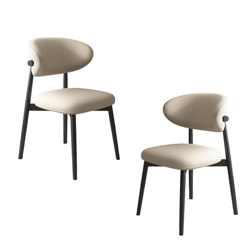 STARHMLUX EsszimmerstüHle Holz 2/4/6er Set - Moderne Stühle Esszimmer mit Gepolstert Holzstühle mit Massivholzgestell für den Essbereich Black +Light Khaki 2pc STARHMLUX EsszimmerstüHle Holz 2/4/6er Set - Moderne Stühle Esszimmer mit Gepolstert Holzstühle mit Massivholzgestell für den Essbereich Black +Light Khaki 2pc von STARHMLUX