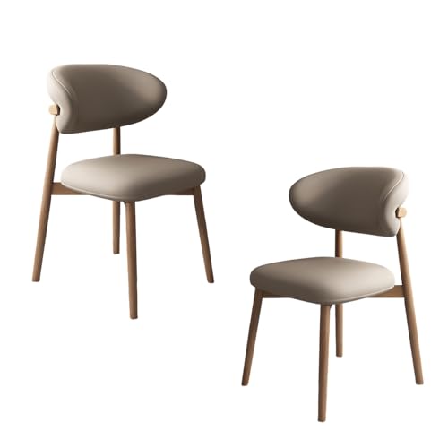 STARHMLUX EsszimmerstüHle Holz 2/4/6er Set - Moderne Stühle Esszimmer mit Gepolstert Holzstühle mit Massivholzgestell für den Essbereich Light Walnut +Dark Khaki 2pc STARHMLUX EsszimmerstüHle Holz 2/4/6er Set - Moderne Stühle Esszimmer mit Gepolstert Holzstühle mit Massivholzgestell für den Essbereich Light Walnut +Dark Khaki 2pc von STARHMLUX