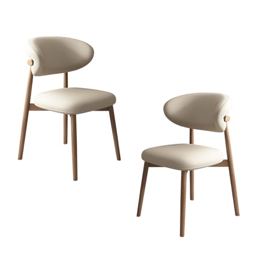 STARHMLUX EsszimmerstüHle Holz 2/4/6er Set - Moderne Stühle Esszimmer mit Gepolstert Holzstühle mit Massivholzgestell für den Essbereich Light Walnut +Light Khaki 2pc STARHMLUX EsszimmerstüHle Holz 2/4/6er Set - Moderne Stühle Esszimmer mit Gepolstert Holzstühle mit Massivholzgestell für den Essbereich Light Walnut +Light Khaki 2pc von STARHMLUX