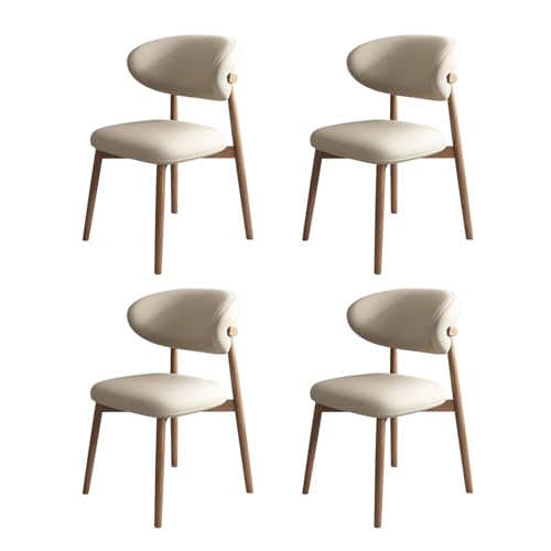 STARHMLUX EsszimmerstüHle Holz 2/4/6er Set - Moderne Stühle Esszimmer mit Gepolstert Holzstühle mit Massivholzgestell für den Essbereich Light Walnut +Light Khaki 4pc STARHMLUX EsszimmerstüHle Holz 2/4/6er Set - Moderne Stühle Esszimmer mit Gepolstert Holzstühle mit Massivholzgestell für den Essbereich Light Walnut +Light Khaki 4pc von STARHMLUX