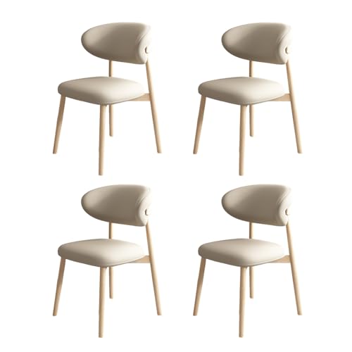 STARHMLUX EsszimmerstüHle Holz 2/4/6er Set - Moderne Stühle Esszimmer mit Gepolstert Holzstühle mit Massivholzgestell für den Essbereich Original Wood +Light Khaki 4pc STARHMLUX EsszimmerstüHle Holz 2/4/6er Set - Moderne Stühle Esszimmer mit Gepolstert Holzstühle mit Massivholzgestell für den Essbereich Original Wood +Light Khaki 4pc von STARHMLUX