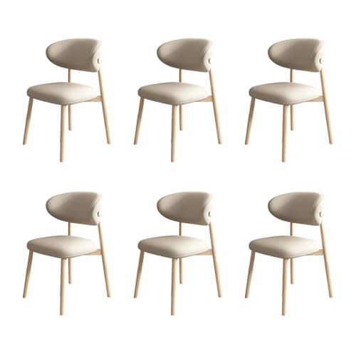 STARHMLUX EsszimmerstüHle Holz 2/4/6er Set - Moderne Stühle Esszimmer mit Gepolstert Holzstühle mit Massivholzgestell für den Essbereich Original Wood +Light Khaki 6pc STARHMLUX EsszimmerstüHle Holz 2/4/6er Set - Moderne Stühle Esszimmer mit Gepolstert Holzstühle mit Massivholzgestell für den Essbereich Original Wood +Light Khaki 6pc von STARHMLUX
