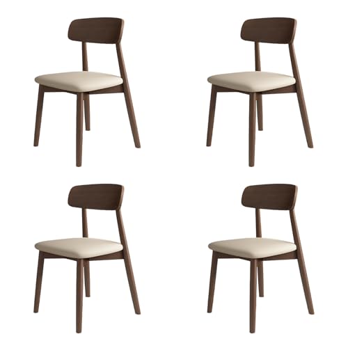 STARHMLUX EsszimmerstüHle Holz 2/4/6er Set - Moderne Stühle Esszimmer mit Rückenlehne aus Massivholz Pflegeleicht für den Essbereich Dark Walnut + Light Khaki 4pc STARHMLUX EsszimmerstüHle Holz 2/4/6er Set - Moderne Stühle Esszimmer mit Rückenlehne aus Massivholz Pflegeleicht für den Essbereich Dark Walnut + Light Khaki 4pc von STARHMLUX