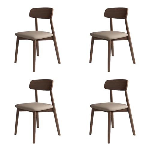 STARHMLUX EsszimmerstüHle Holz 2/4/6er Set - Moderne Stühle Esszimmer mit Rückenlehne aus Massivholz Pflegeleicht für den Essbereich Dark Walnut +Dark Khaki 4pc STARHMLUX EsszimmerstüHle Holz 2/4/6er Set - Moderne Stühle Esszimmer mit Rückenlehne aus Massivholz Pflegeleicht für den Essbereich Dark Walnut +Dark Khaki 4pc von STARHMLUX
