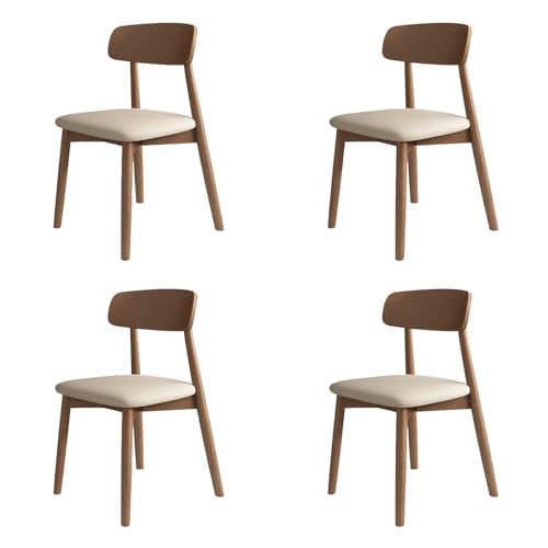 STARHMLUX EsszimmerstüHle Holz 2/4/6er Set - Moderne Stühle Esszimmer mit Rückenlehne aus Massivholz Pflegeleicht für den Essbereich Light Walnut + Light Khaki 4pc STARHMLUX EsszimmerstüHle Holz 2/4/6er Set - Moderne Stühle Esszimmer mit Rückenlehne aus Massivholz Pflegeleicht für den Essbereich Light Walnut + Light Khaki 4pc von STARHMLUX
