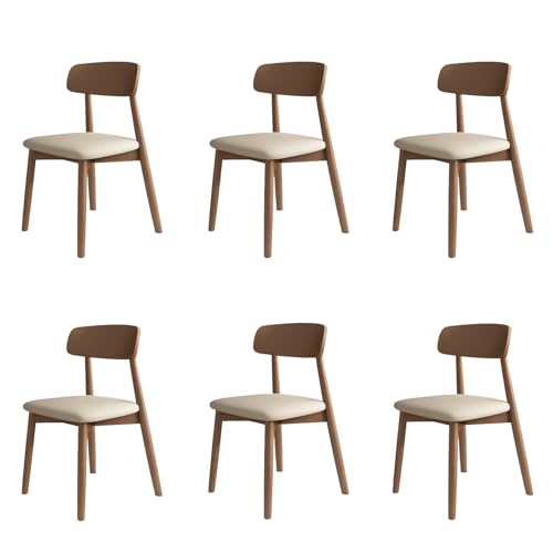 STARHMLUX EsszimmerstüHle Holz 2/4/6er Set - Moderne Stühle Esszimmer mit Rückenlehne aus Massivholz Pflegeleicht für den Essbereich Light Walnut + Light Khaki 6pc STARHMLUX EsszimmerstüHle Holz 2/4/6er Set - Moderne Stühle Esszimmer mit Rückenlehne aus Massivholz Pflegeleicht für den Essbereich Light Walnut + Light Khaki 6pc von STARHMLUX