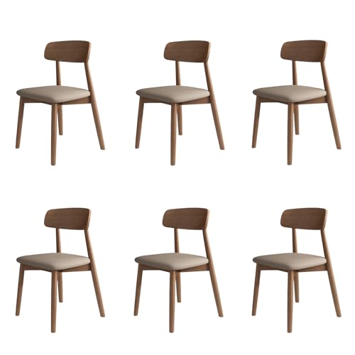 STARHMLUX EsszimmerstüHle Holz 2/4/6er Set - Moderne Stühle Esszimmer mit Rückenlehne aus Massivholz Pflegeleicht für den Essbereich Light Walnut +Dark Khaki 6pc STARHMLUX EsszimmerstüHle Holz 2/4/6er Set - Moderne Stühle Esszimmer mit Rückenlehne aus Massivholz Pflegeleicht für den Essbereich Light Walnut +Dark Khaki 6pc von STARHMLUX