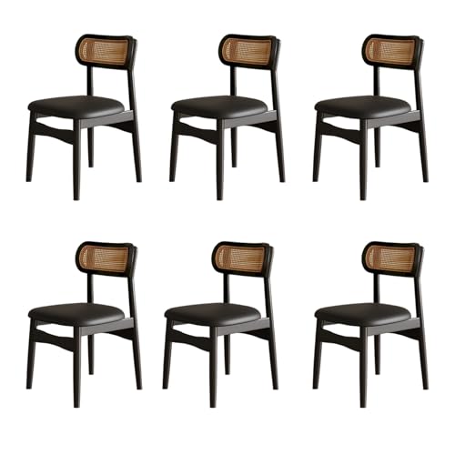 STARHMLUX Esszimmerstühle 4er Set Hölzerne Esszimmerstühle Katzenkrallenresistentes Ledergewebe Moderner Küchenstuh Geeignet für Esszimmer Küche Schlafzimmer C Set of 6 STARHMLUX Esszimmerstühle 4er Set Hölzerne Esszimmerstühle Katzenkrallenresistentes Ledergewebe Moderner Küchenstuh Geeignet für Esszimmer Küche Schlafzimmer C Set of 6 von STARHMLUX