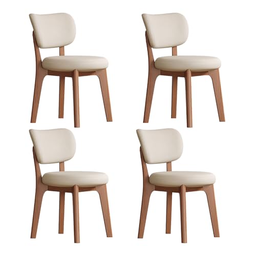 STARHMLUX Esszimmerstühle esszimmerstühle 4er Set Massivholzmaterial,küchenstühle 4er Set Hochwertiges Leder Geeignet für Esszimmer Küche Schlafzimmer Walnut-A Set of 4 STARHMLUX Esszimmerstühle esszimmerstühle 4er Set Massivholzmaterial,küchenstühle 4er Set Hochwertiges Leder Geeignet für Esszimmer Küche Schlafzimmer Walnut-A Set of 4 von STARHMLUX
