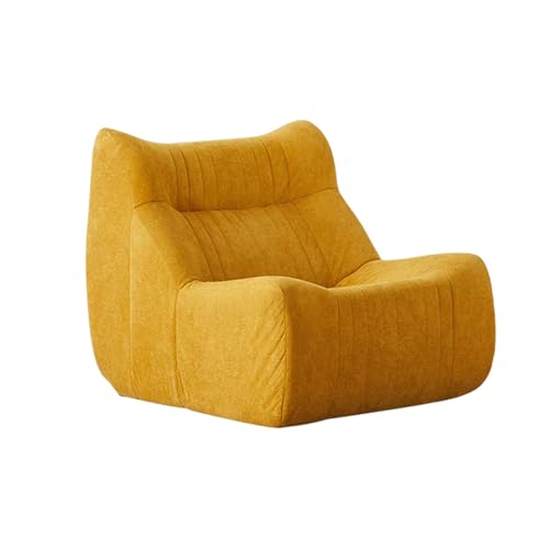 STARHMLUX Small Einzelsofa - kleine Sofas für Kleine Räume Modulares Design Chenille-Samtstoff platzsparend Keine Montage für Kleine Wohnungen Turmeric 39.4 * 34.3 * 30.7in von STARHMLUX