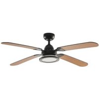 [GEBRAUCHT] Starluna Tedric Led Deckenventilator Deckenventilator Ventilator Schwarz Eiche B-Ware von STARLUNA