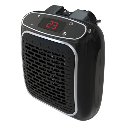 STARLYF Power Heater Elektrischer Wandheizer, Heizstrahler mit Thermo-Keramik-Technologie, Steckdosenheizung, 800 W, Timer, digitale Temperaturregelung von STARLYF