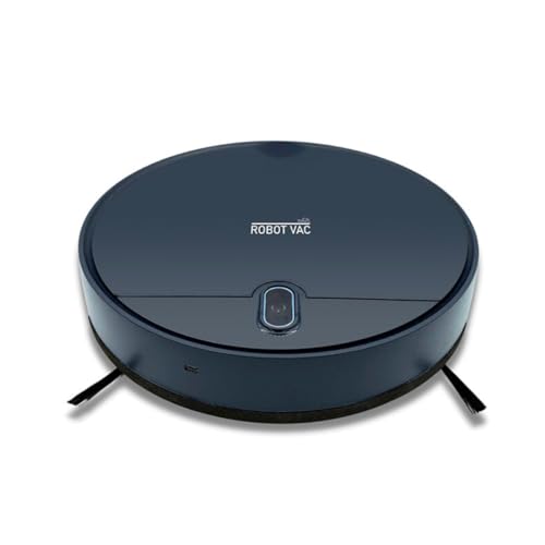 STARLYF Roboter-Staubsauger mit Wischfunktion Robot Vac, Kehrt + saugt + wischt, 2 Leistungsstufen, Hocheffizienter Filter, 2000 mAh, Teppich Tierhaare Hartböden, Roboterstaubsauger mit Ladestation von STARLYF