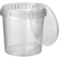 STARPAK Feinkostbecher 11.8 cm x 11.8 cm 0,77 l transparent von STARPAK