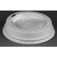 STARPAK Deckel für Einweg-Kaffeebecher 8 cm x 8 cm weiß von STARPAK