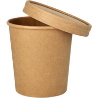 STARPAK Einweg-Suppenbecher 9.8 cm 0,47 l braun von STARPAK