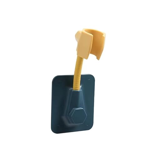 STARRY G Duschkopf Halter Halterung, 360° Universal verstellbarer Duschkopf Halter, Punch-Free Wand Handheld Duschkopf Rack, Multifunktionaler selbstklebender Duschkopf Halter für Badezimmer (Gelb) von STARRY G