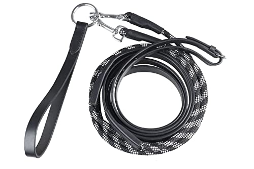 Start Schlaufzügel aus Leder mit starker Kordel – Hilfszügel für Pferdetraining – mit Karabiner – für bessere Haltung und entspanntes Reiten (Leder) von START ENJOY THE RIDE