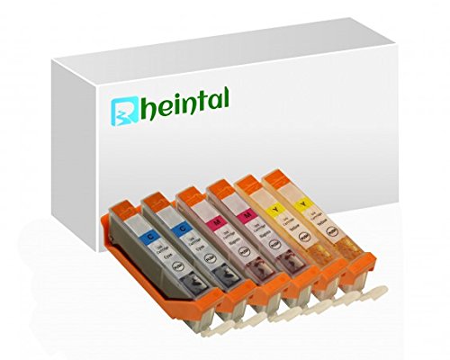 Rheintal - 6 XL Tintenpatronen als Ersatz für Canon CLI-571C CLI-571M CLI-571Y von START
