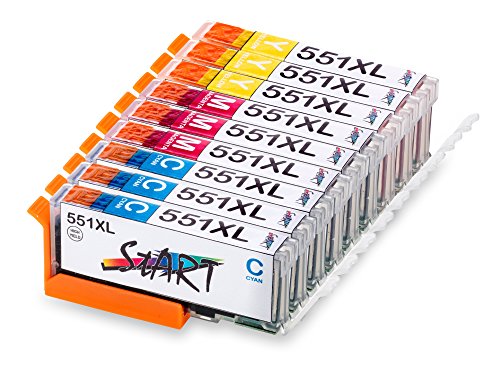 START - 9 kompatible Tintenpatronen als Ersatz für Canon CLI-551C XL Cyan. CLI-551M XL Magenta. CLI-551Y XL Yellow START - 9 kompatible Tintenpatronen als Ersatz für Canon CLI-551C XL Cyan. CLI-551M XL Magenta. CLI-551Y XL Yellow von START