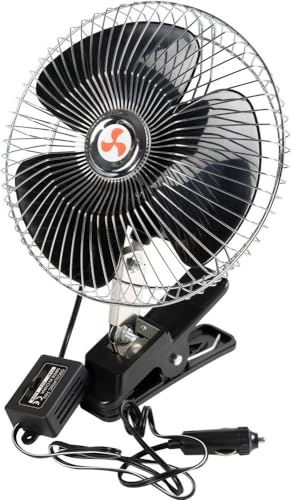 START Libeccio Ventilator mit Chromgrill, 12 V und 16 W, 2 Funktionen, leistungsstark und leise, 20 cm, Schwarz START Libeccio Ventilator mit Chromgrill, 12 V und 16 W, 2 Funktionen, leistungsstark und leise, 20 cm, Schwarz von START