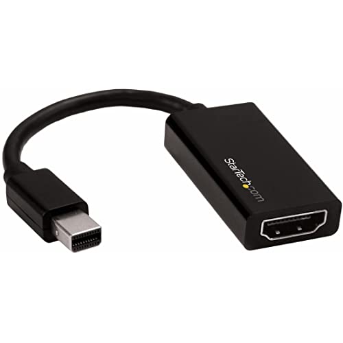 StarTech.com Mini DisplayPort auf HDMI Adapter - Aktiver mDP 1.4 zu HDMI 2.0 Video Kabel - 4K 60Hz - Mini DP oder Thunderbolt 1/2 auf HDMI Monitor/Bildschirm - mDP auf HDMI Dongle (MDP2HD4K60S) von StarTech