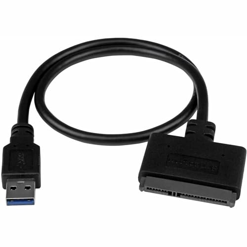 StarTech.com USB 3.1 auf 2,5" (6,4cm) SATA III Adapter Kabel mit UASP - USB 3.1 zu SATA SSD/HDD Konverter / Adapterkabel (USB312SAT3CB) StarTech.com USB 3.1 auf 2,5" (6,4cm) SATA III Adapter Kabel mit UASP - USB 3.1 zu SATA SSD/HDD Konverter / Adapterkabel (USB312SAT3CB) von StarTech.com