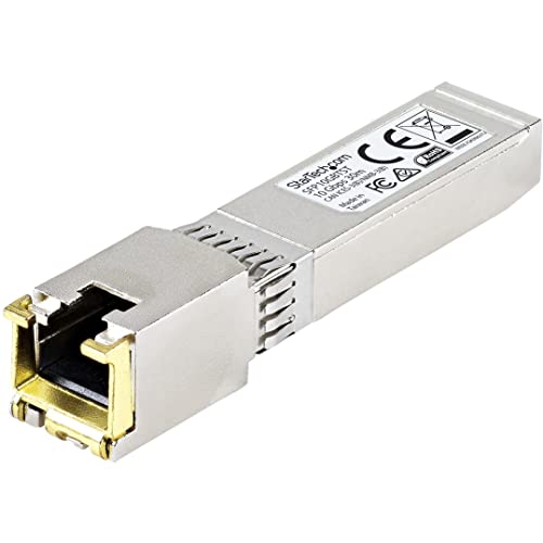 StarTech.com MSA konformes 10 Gigabit Glasfaser SFP+ Transceiver Modul - 10GBASE-T 30m von StarTech.com