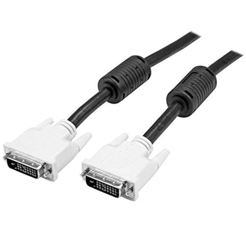 StarTech.com DVI-D Dual Link Kabel 2m (Stecker/Stecker) - DVI 24+1 Pin Monitorkabel Dual Link - DVI Anschlusskabel mit Ferritkernen von STARTECH.COM