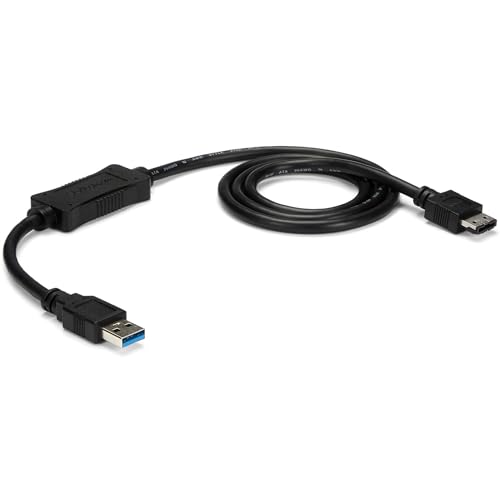 StarTech.com 91 cm USB 3.0 auf eSATA Adapter - 6 Gbit/s USB auf eSATA HDD/SSD/ODD Konverter - eSATA Festplatten auf USB Kabel (USB3S2ESATA3) von StarTech.com