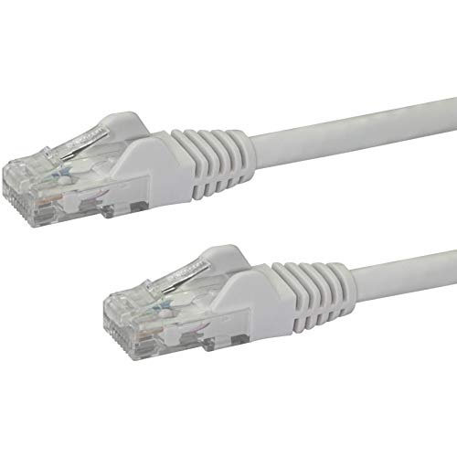 StarTech.com 0,5m Cat6 Snagless RJ45 Ethernet Netzwerkkabel - Weiß - 50cm Cat 6 UTP Kabel von StarTech