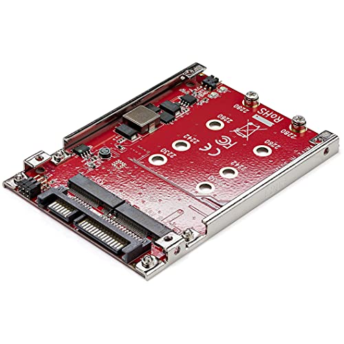 StarTech.com M.2 auf SATA Adapter - Dual Slot M.2 NGFF SSD Adapter für 2,5in Laufwerke - RAID von StarTech