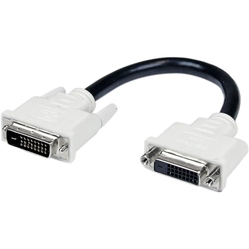 StarTech.com 15cm DVI-D Dual Link Monitor-Verlängerungskabel - DVI Monitorkabel Verlängerung - Stecker/Buchse von StarTech.com