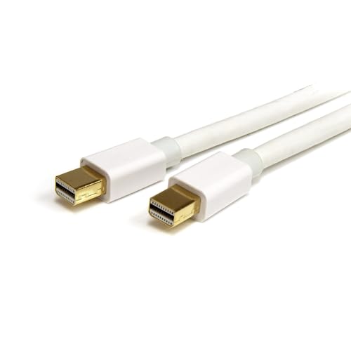StarTech.com 2 m Mini DisplayPort Kabel - 4K x 2K Ultra HD Video - Mini DisplayPort 1.2 Kabel - Mini DP zu Mini DP Monitorkabel - mDP Kabel - Weiß (MDPMM2MW) StarTech.com 2 m Mini DisplayPort Kabel - 4K x 2K Ultra HD Video - Mini DisplayPort 1.2 Kabel - Mini DP zu Mini DP Monitorkabel - mDP Kabel - Weiß (MDPMM2MW) von StarTech.com