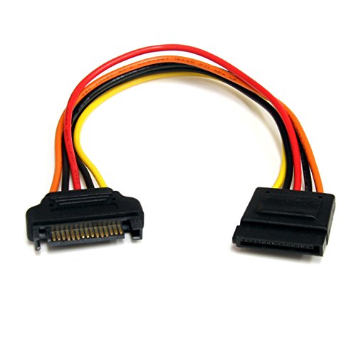 StarTech.com 20cm SATA Strom Verlängerung - Stecker / Buchse - Serial-ATA Strom Verlängerungskabel von StarTech.com