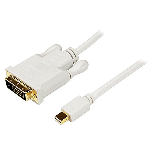 StarTech.com 1,8 m Mini-DisplayPort auf DVI-Kabel - Mini-DisplayPort auf DVI-D-Kabel - Computer-Monitor-Kabel - mDP auf DVI-Kabel - 1920 x 1200 - Weiß (MDP2DVIMM6W) von StarTech.com