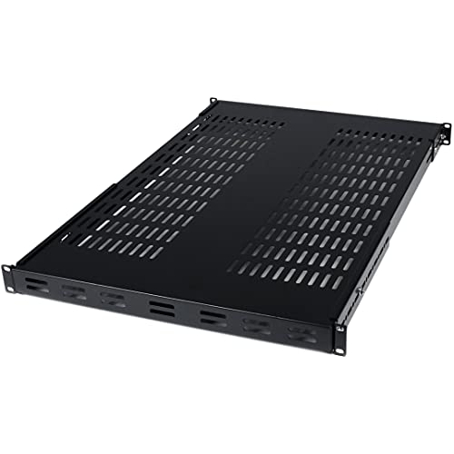 StarTech.com 1 HE Verstellbares perforiertes Server Rack Mount Ablagefach - 80kg - 49 bis 97 cm Einstellbare Einbautiefe Universal Ablagefach für 19" AV/ Netzwerk Schrank - 70 cm tief (ADJSHELF) StarTech.com 1 HE Verstellbares perforiertes Server Rack Mount Ablagefach - 80kg - 49 bis 97 cm Einstellbare Einbautiefe Universal Ablagefach für 19" AV/ Netzwerk Schrank - 70 cm tief (ADJSHELF) von StarTech.com