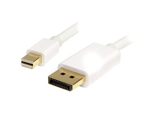 StarTech.com 3m Mini DisplayPort auf DisplayPort 1.2 Kabel - 4K x 2K UHD Mini DisplayPort auf DisplayPort Adapter Kabel - Mini DP auf DP Monitorkabel - mDP auf DP Konverterkabel (MDP2DPMM3MW) von STARTECH.COM