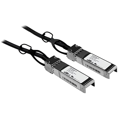 StarTech.com Cisco kompatibles SFP+ Twinax Kabel (1m, 10GBASE-CU SFP+ Direct Attach, passiv, 10Gigabit Kupfer Netzwerkkabel) von StarTech