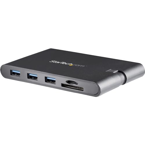 StarTech.com USB-C Multiport Adapter mit HDMI und VGA - Mac und Windows - 3x USB 3.0 - SD/ micro SD - PD 3.0 - MacBook Pro USB C Adapter von StarTech.com