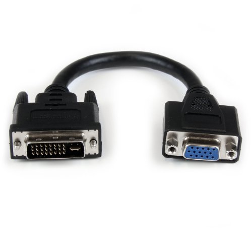 StarTech.com VGA auf DVI Monitor Adapter 20cm - VGA (15 pin) (Buchse) DVI-I (29 pin) (Stecker) Kabel - VGA/ DVI Dongle von STARTECH.COM
