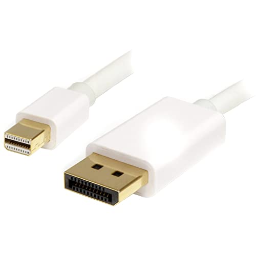 StarTech.com 2m Mini DisplayPort auf DisplayPort 1.2 Kabel - 4K x 2K UHD Mini DisplayPort auf DisplayPort Adapter Kabel - Mini DP auf DP Monitorkabel - mDP auf DP Konverterkabel (MDP2DPMM2MW) von StarTech.com