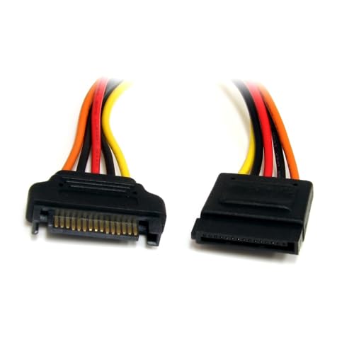 StarTech.com SATA Verlängerung 30cm - S-ATA 15 Pin Stromverlängerung Stecker / Buchse - interne Serial-ATA Stromverlängerung von StarTech.com