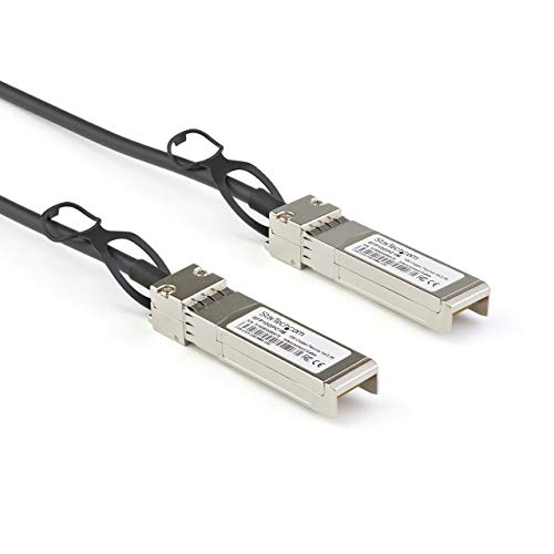 StarTech.com SFP+ Kabel (1 m, 10 GbE, Dell EMC DAC-SFP-10G-1M kompatibles SFP+ Kabel, Passives Kupfer DAC Kabel, Mini-GBIC) von StarTech