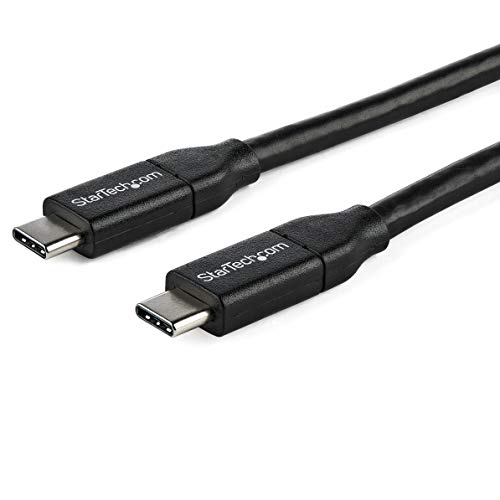 StarTech.com USB-C auf USB-C Kabel mit 5A Power Delivery - St/St - 1m - USB 2.0 - USB-IF zertifiziert - USB Typ C Kabel (USB2C5C1M) von StarTech.com