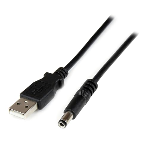StarTech.com USB 2.0 auf Hohlstecker Typ N Kabel - USB A DC 5V 5,5mm Stecker Stromkabel Stecker 1m StarTech.com USB 2.0 auf Hohlstecker Typ N Kabel - USB A DC 5V 5,5mm Stecker Stromkabel Stecker 1m von StarTech.com