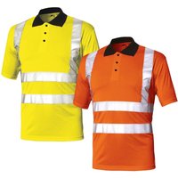 Industrial Starter Polo Basic av 08184 Arbeitspolo mit hoher Sichtbarkeit - l - Orange von STARTER