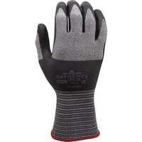 Showa 381 Nahtloser Arbeitshandschuh Mikrofaser-Nitril allgemeine Zwecke 10/XXL von STARTER