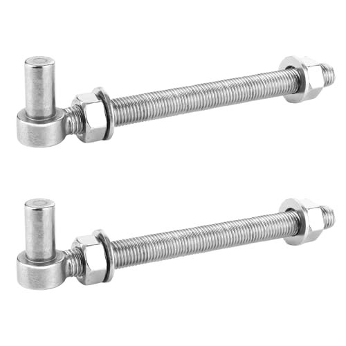 STARVAST 2er Set 150mm Torscharniere, M12 304 Edelstahl Scharnier Tor J-Bolzen Torscharnier, Edelstahl Metall Garten Torangel für Bauernhof Tor/Gartentor/Zauntor/Holzzaun/Einfahrt STARVAST 2er Set 150mm Torscharniere, M12 304 Edelstahl Scharnier Tor J-Bolzen Torscharnier, Edelstahl Metall Garten Torangel für Bauernhof Tor/Gartentor/Zauntor/Holzzaun/Einfahrt von STARVAST
